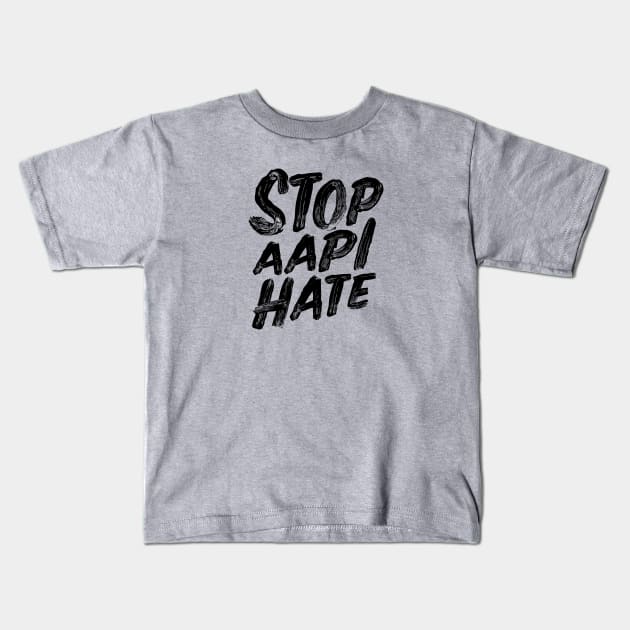 Stop AAPI Hate Official Logo Kids T-Shirt by Stop AAPI Hate